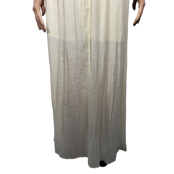 Anthropologie | Flying Tomatoes Women's Embroidered High Neck Maxi Dress Size L - Picture 10 of 12